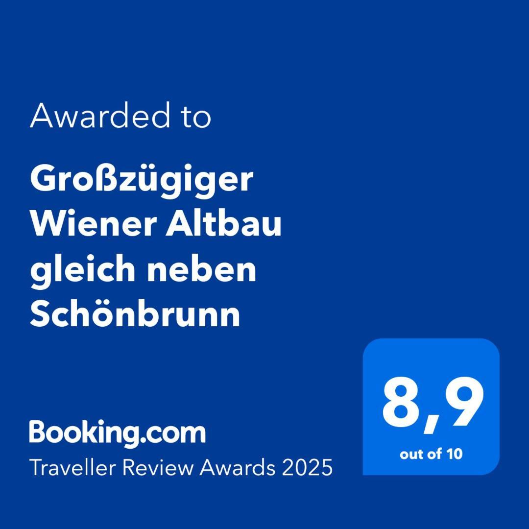 Grosszuegiger Wiener Altbau Gleich Neben Schoenbrunn Esterno foto